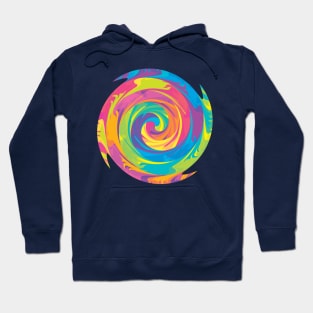 Rainbow Spiral Hoodie